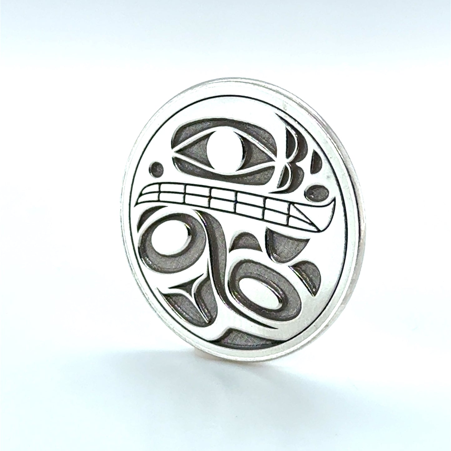 Golf Ball Marker - Sterling Silver  - Orca 2