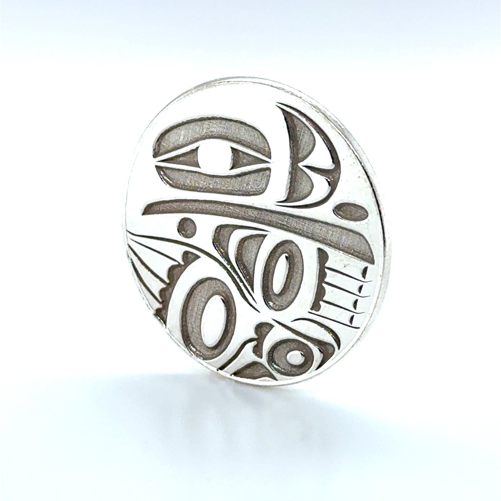 Golf Ball Marker - Sterling Silver - Raven