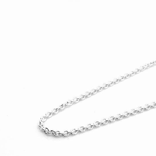 Sterling Silver Chain - Cable - 1mm width