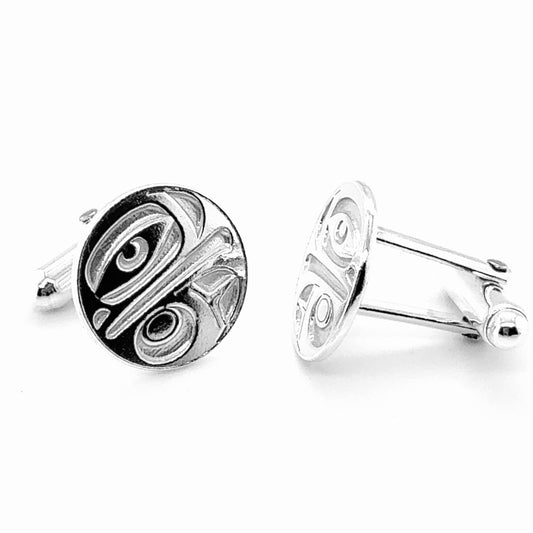 Cufflinks - Sterling Silver - Eagle - 16mm