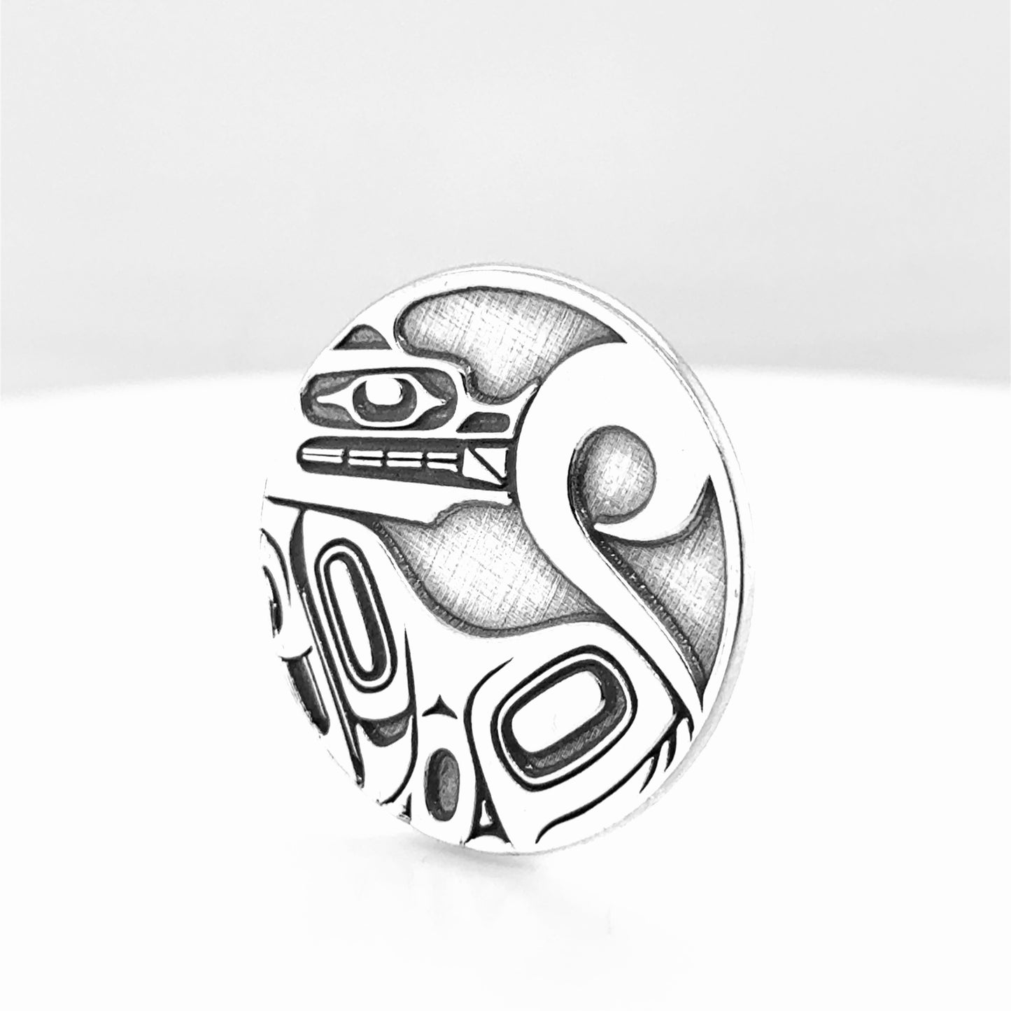 Golf Ball Marker - Sterling Silver  - Wolf
