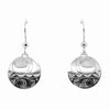 Earrings - Sterling Silver - Drop - Round - Orca - 15mm
