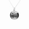 Pendant - Sterling Silver - Round - Orca 2 - Mini - 15mm