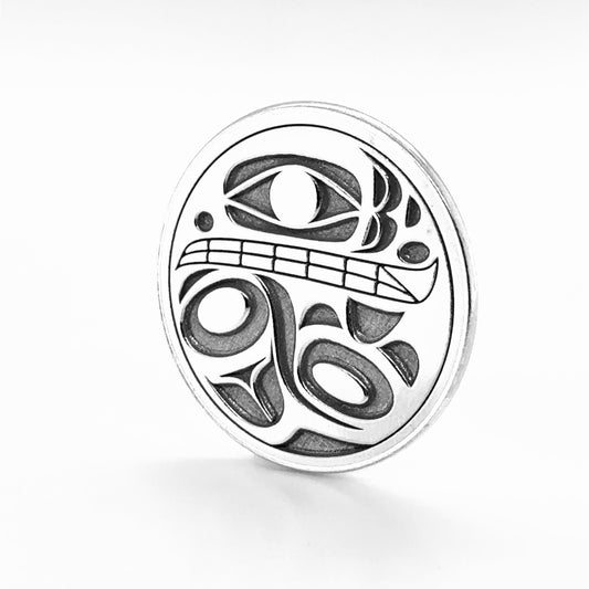 Golf Ball Marker - Sterling Silver  - Orca 2