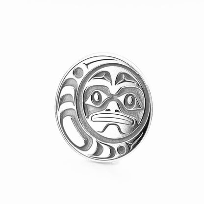 Golf Ball Marker - Sterling Silver  - Moon