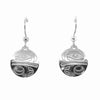 Earrings - Sterling Silver - Drop - Round - Eagle - 15mm