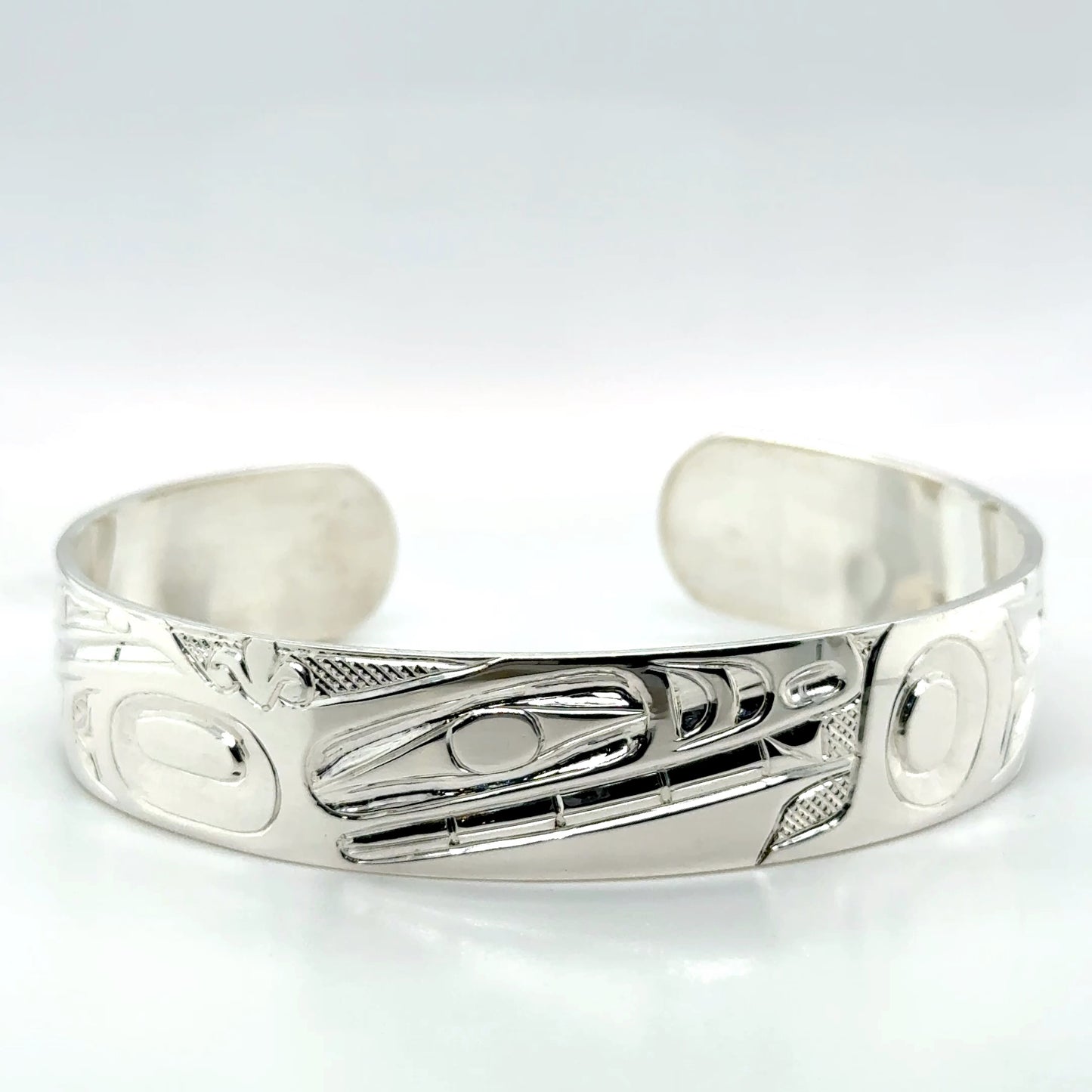 Bracelet - Sterling Silver - 1/2" - Orca