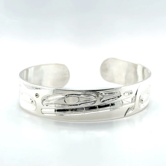 Bracelet - Sterling Silver - 1/2" - Orca