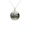 Pendant - Sterling Silver - Round - Orca 2 - Mini - 15mm