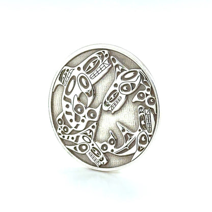 Golf Ball Marker - Sterling Silver  - Orca Pod