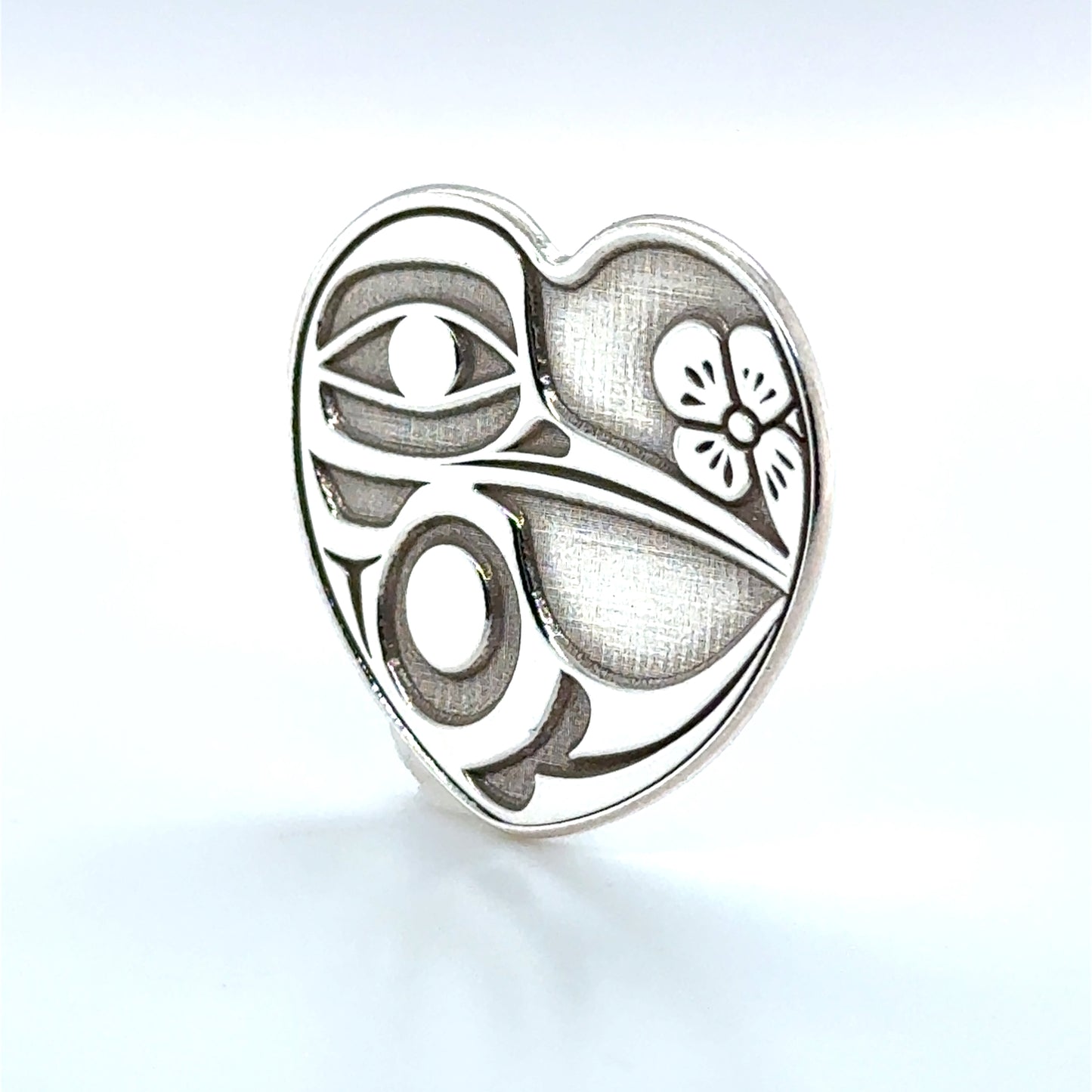 Golf Ball Marker - Sterling Silver  - Hummingbird Heart