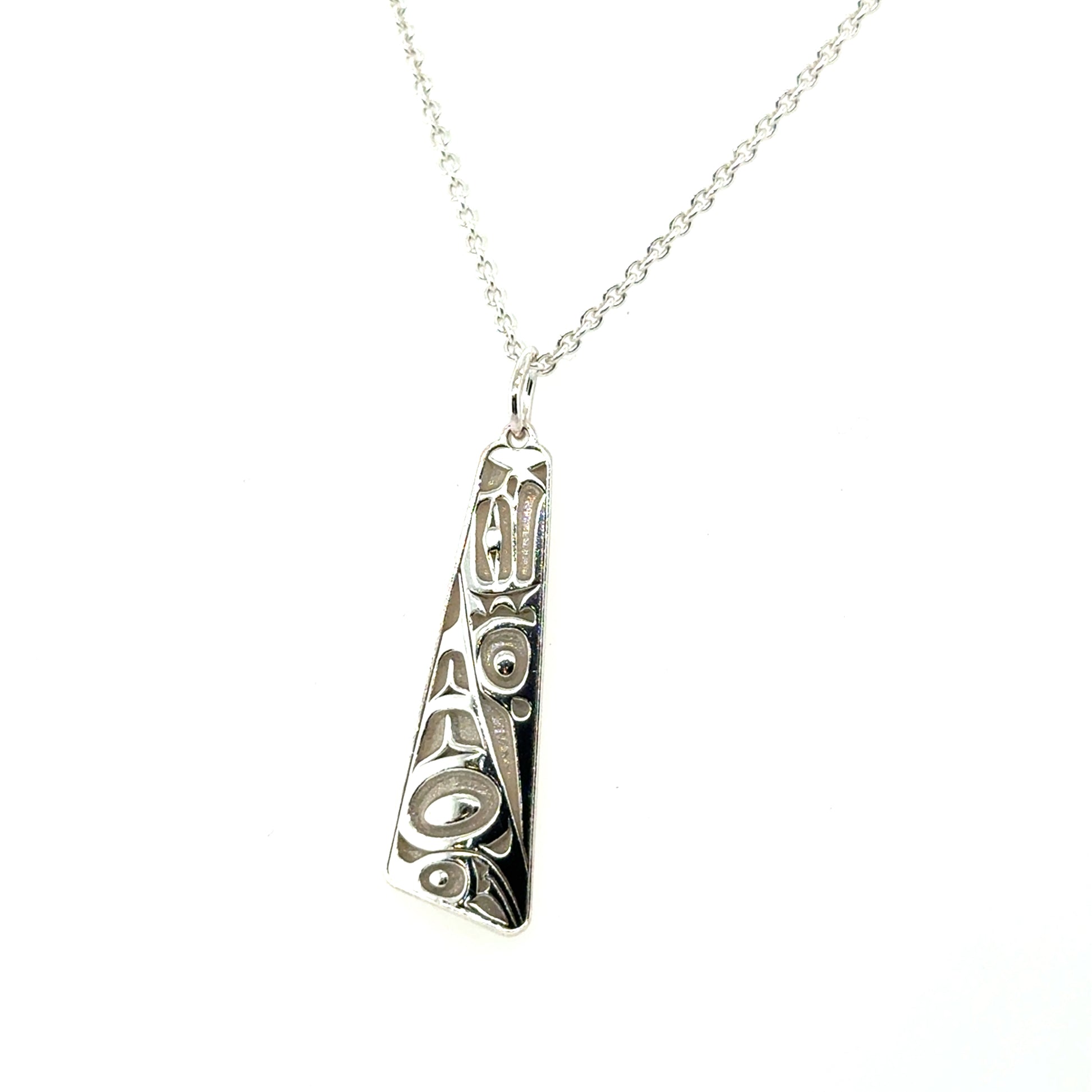 Pendant - Sterling Silver - Triangle - Eagle - 30mm