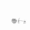 Studs - Sterling Silver - Round - Micro - Orca 2 - 8mm