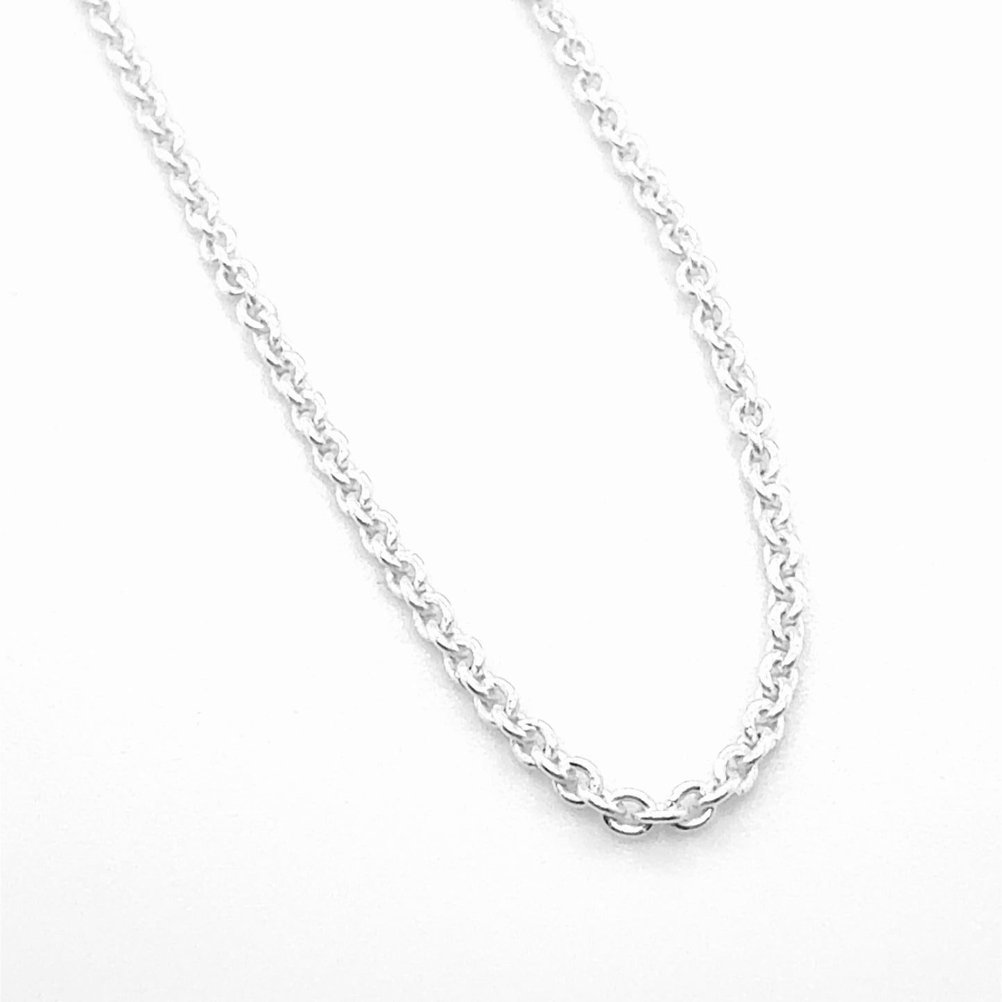 Sterling Silver Chain - Cable - 1mm width