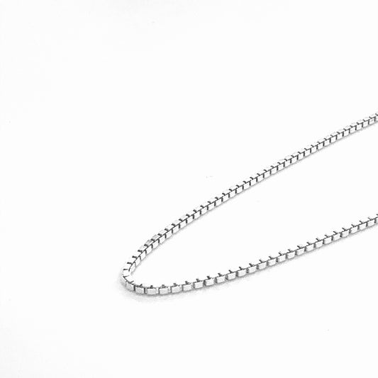 Sterling Silver Chain - Light Box - 1mm width