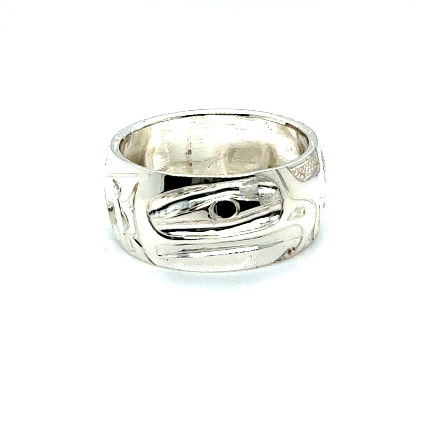 Ring - Sterling Silver - 3/8" - Hawk - Size 10