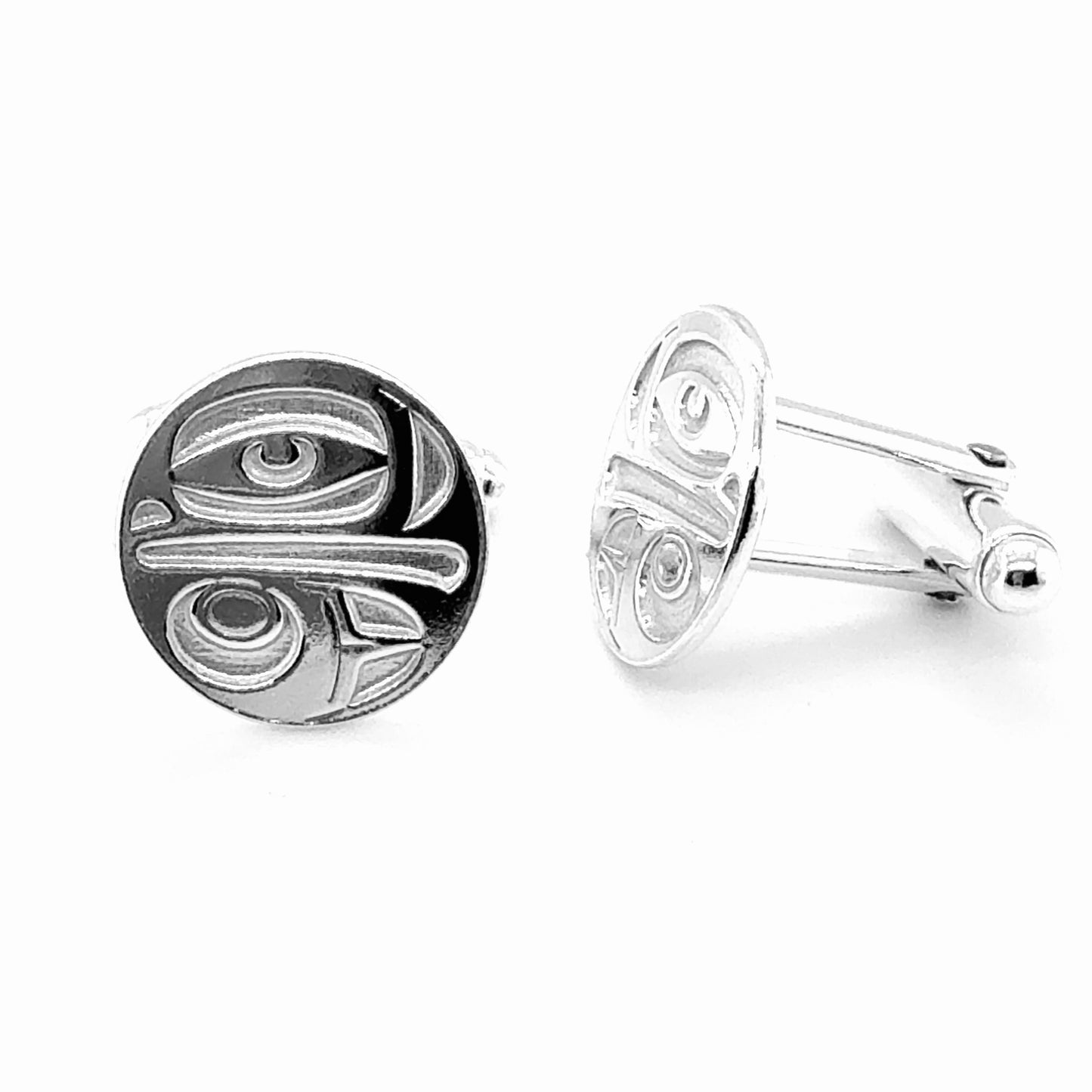 Cufflinks - Sterling Silver - Eagle - 16mm