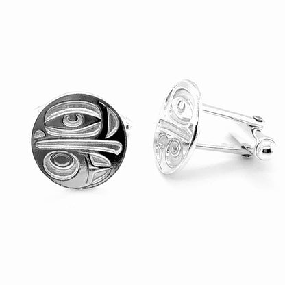 Cufflinks - Sterling Silver - Eagle - 16mm
