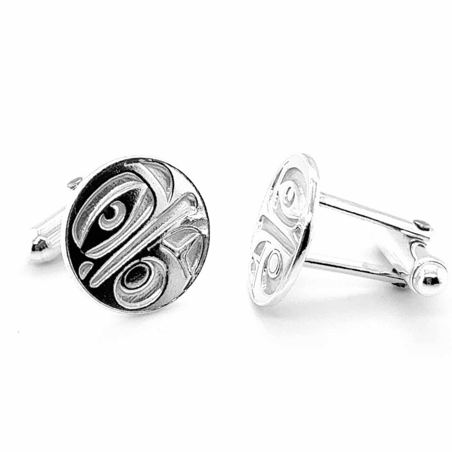 Cufflinks - Sterling Silver - Eagle - 16mm