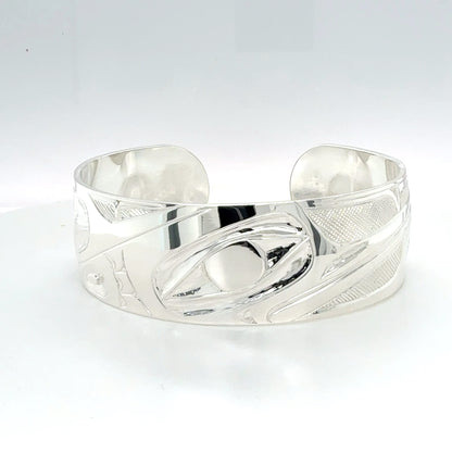 Bracelet - Sterling Silver - 3/4" - Hummingbird