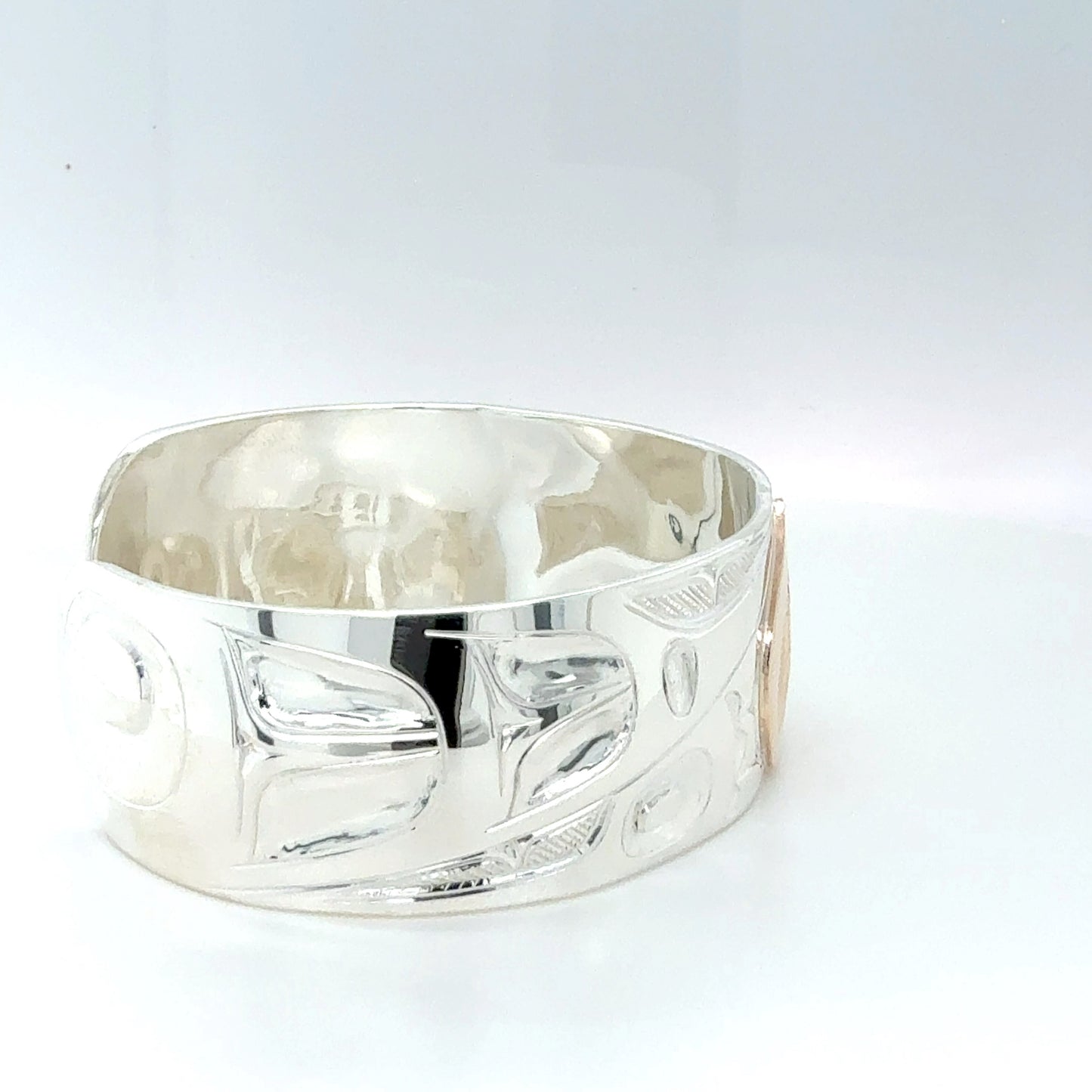 Bracelet - Sterling Silver & 14k - 3/4" - Hummingbird