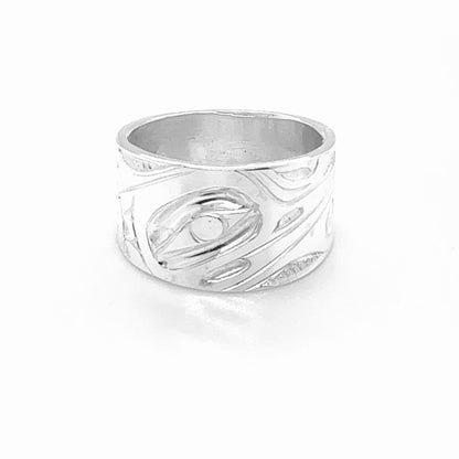 Ring - Sterling Silver - 1/2" - Hummingbird