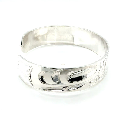 Bracelet - Sterling Silver - 1/2" - Wolf