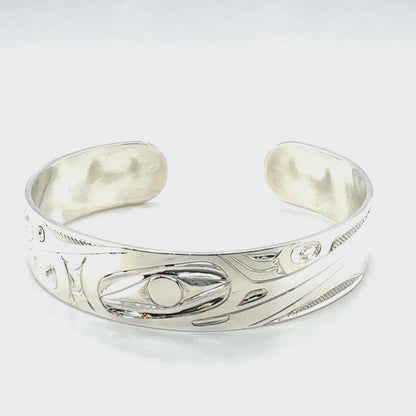Bracelet - Sterling Silver - 1/2" - Hummingbird