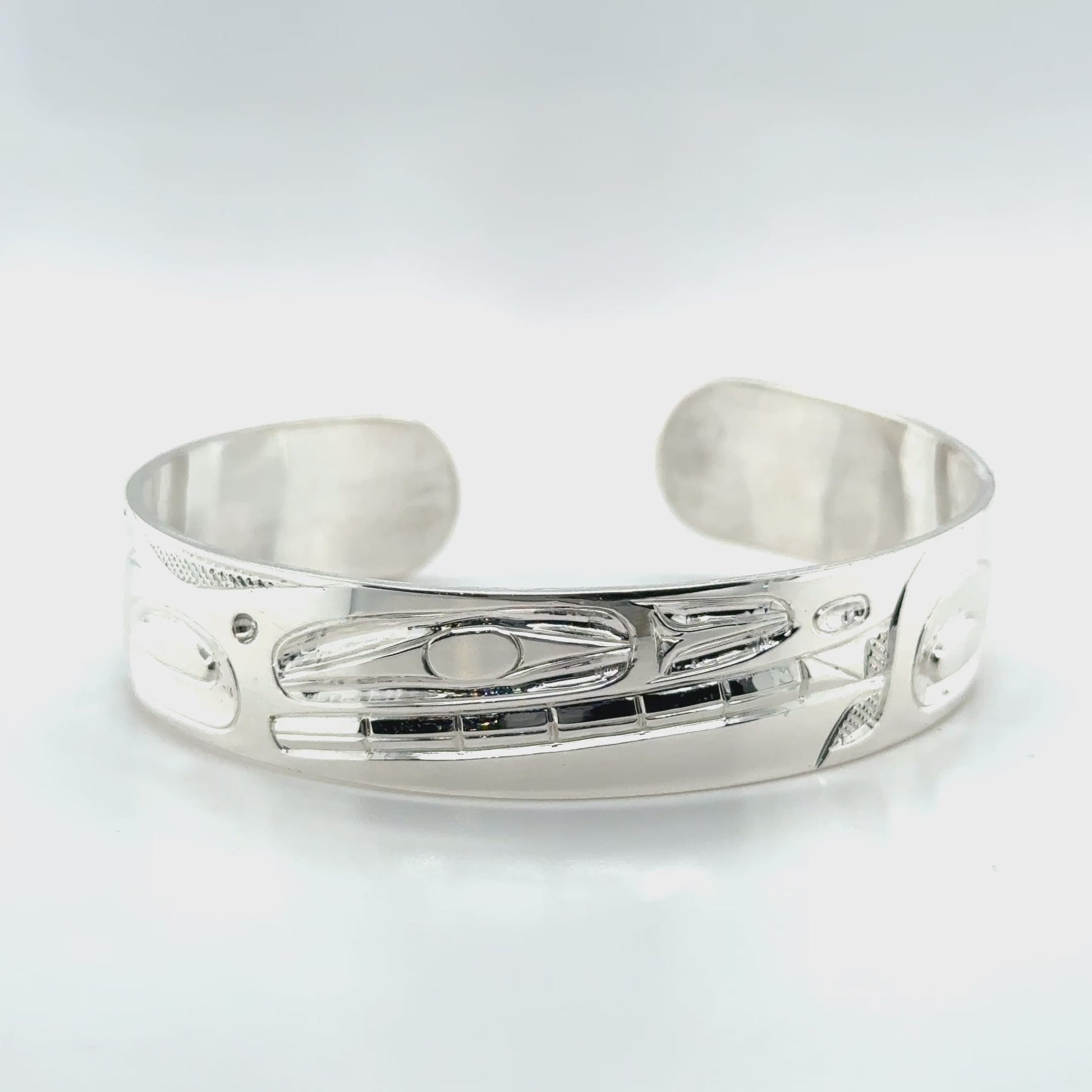 Bracelet - Sterling Silver - 1/2" - Orca