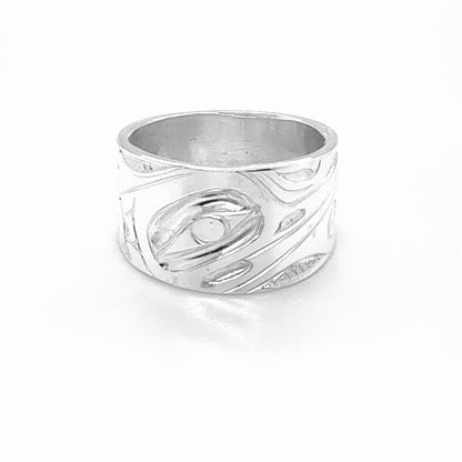 Ring - Sterling Silver - 1/2" - Hummingbird