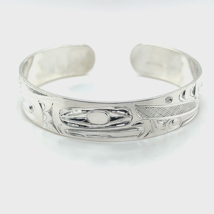 Bracelet - Sterling Silver - 1/2" - Eagle